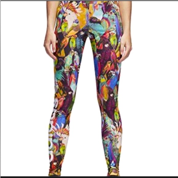 Rare - Adidas x Farm Rio Passaredo tights leggings XS - Picture 3 of 9